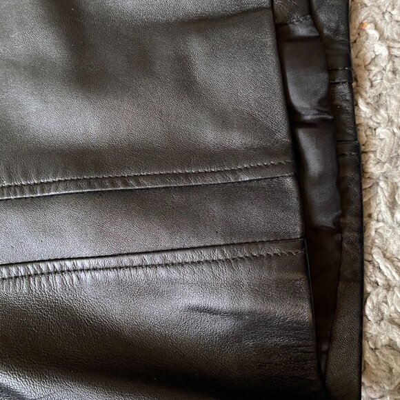 Steilmann Leather Bomber Jacket | Excellent Condition | Women's Outerwear - Picture 10 of 15